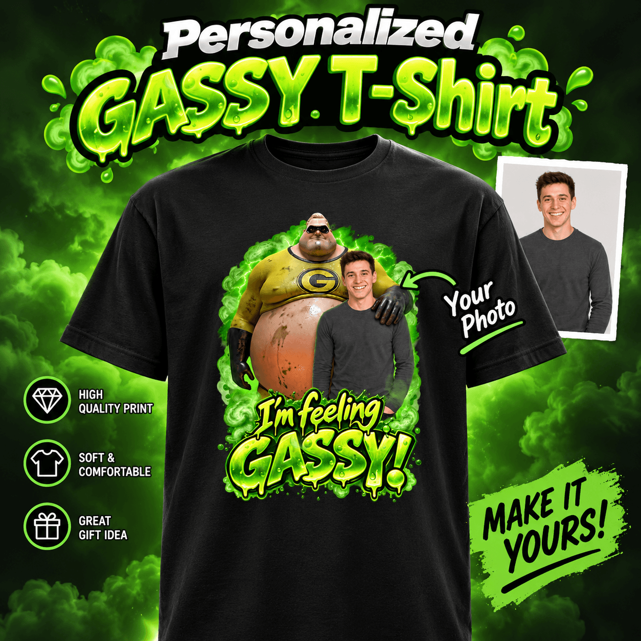 Personalized Mr.Gassy T-Shirt